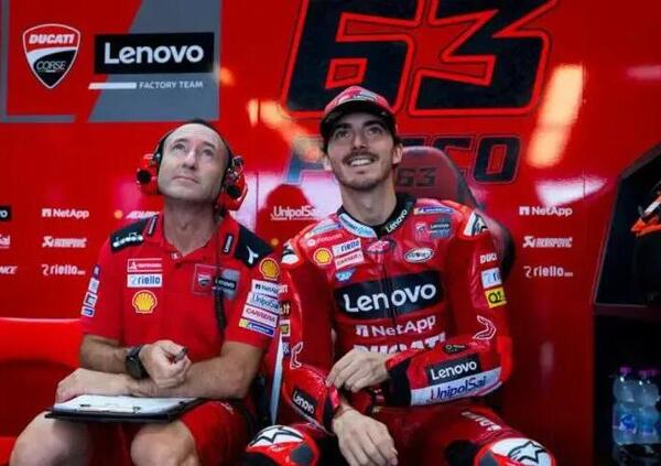 Cristian Gabarrini: Lo stile di Pecco Bagnaia come quello di Jorge Lorenzo, che ha reso la Ducati quella che &egrave; oggi. E su Stoner&hellip;