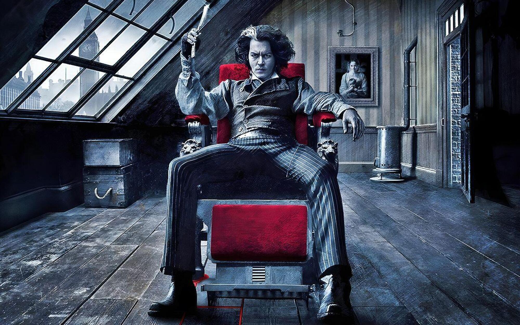 Sweeney Todd, con Johnny Depp 