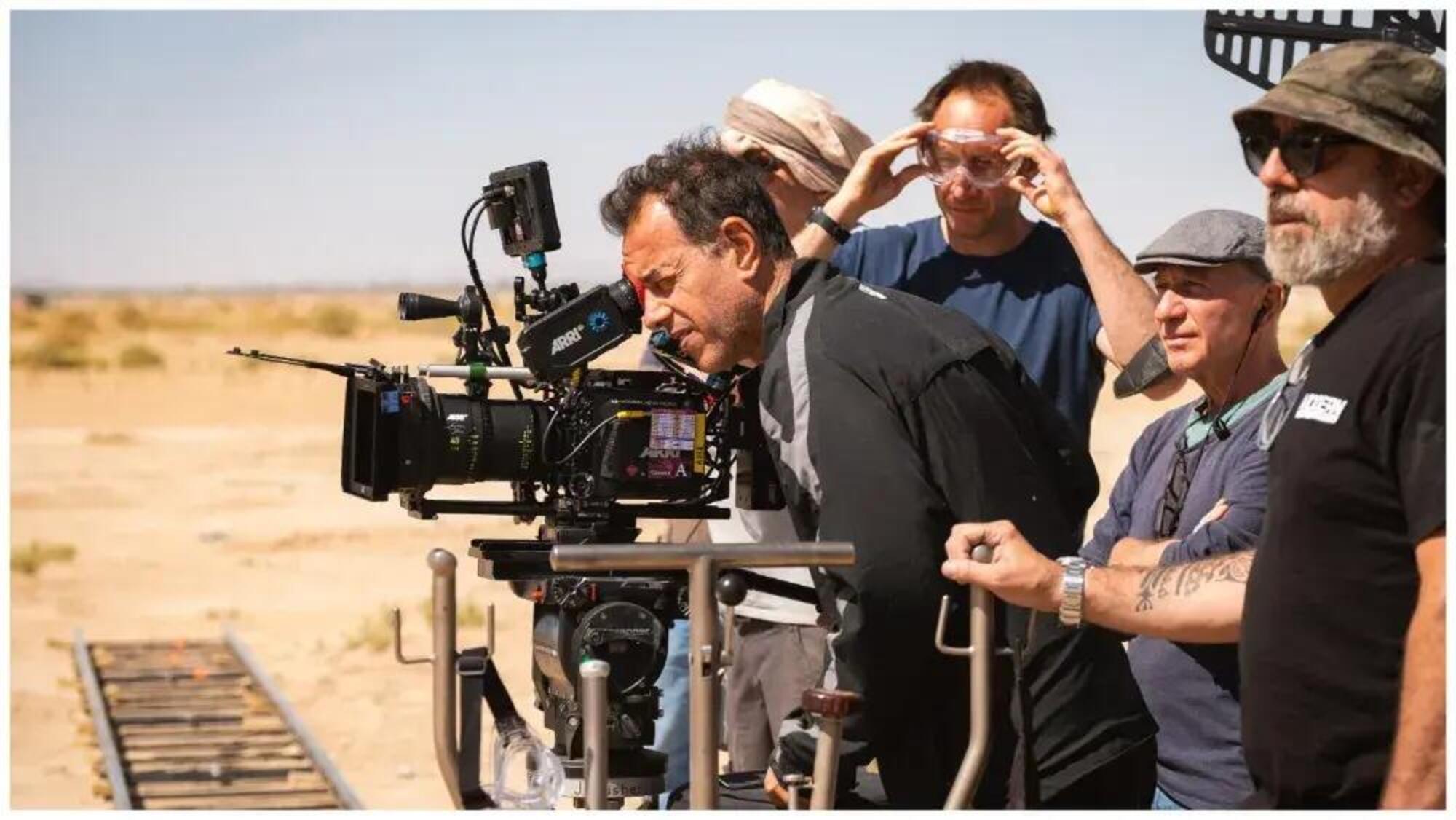 Matteo Garrone sul set di Io capitano