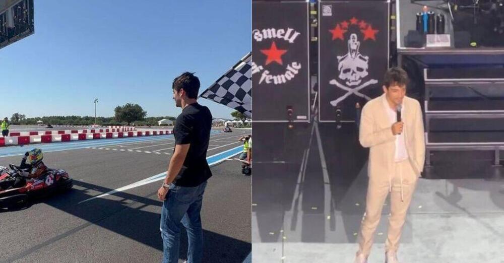 Leclerc, notte folle per Jules Bianchi: dopo il concerto dei Maneskin corre al Paul Ricard per rendere omaggio all&#039;amico