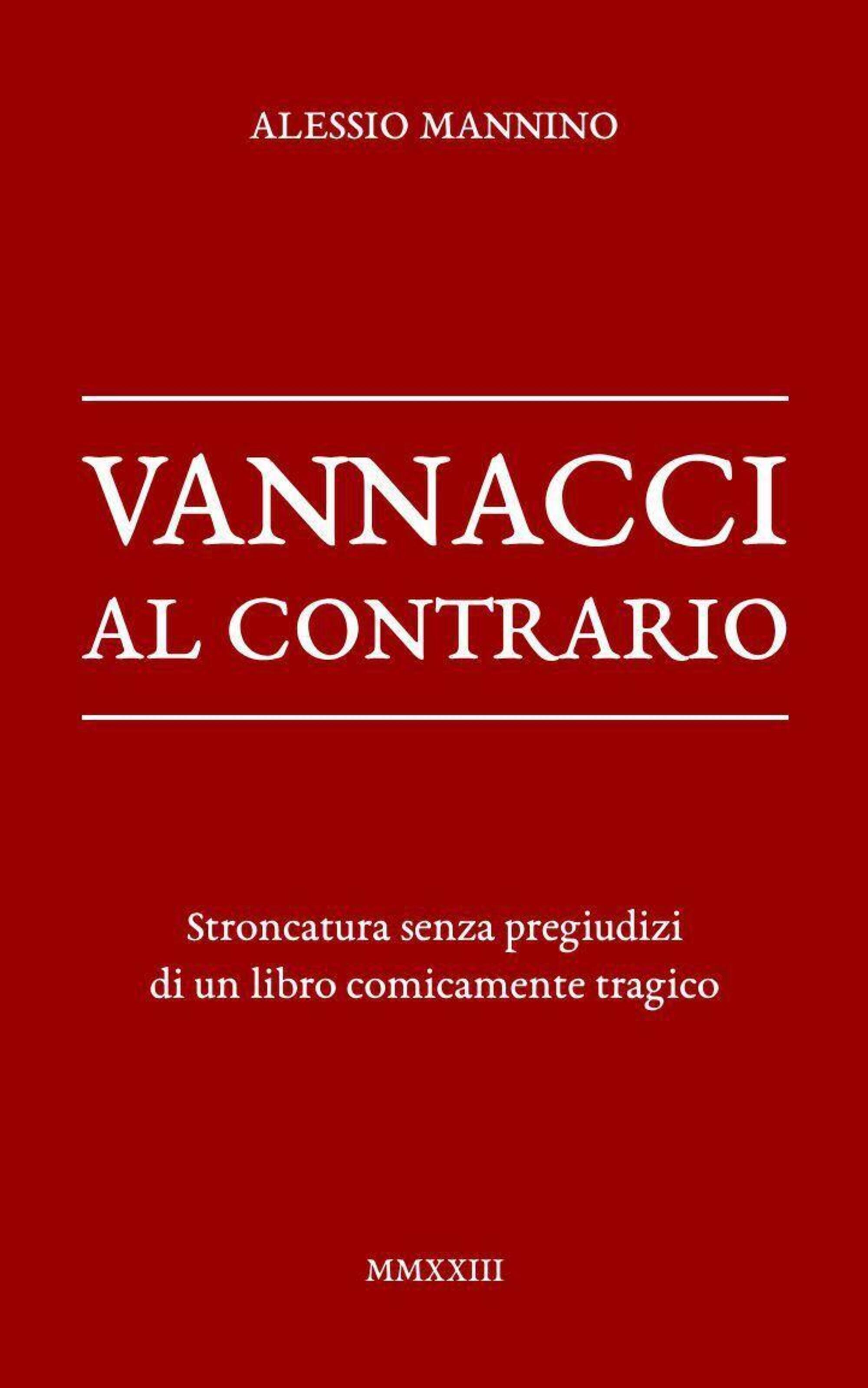La copertina di "Vannacci al contrario" di Mannino, disponibile su Amazon