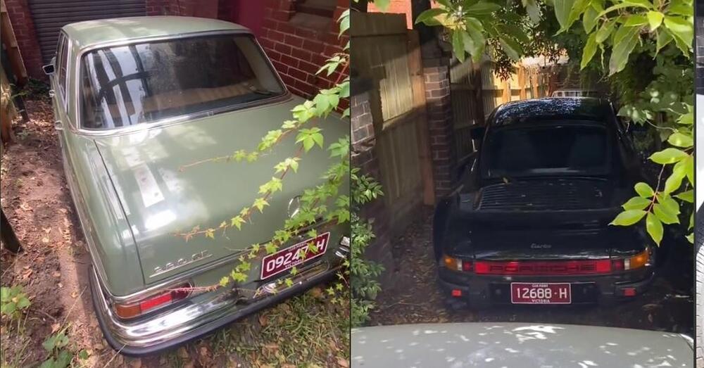 Un cimitero di auto abbandonate dietro la casa del vicino: c&rsquo;&egrave; una Porsche da circa 280 mila euro