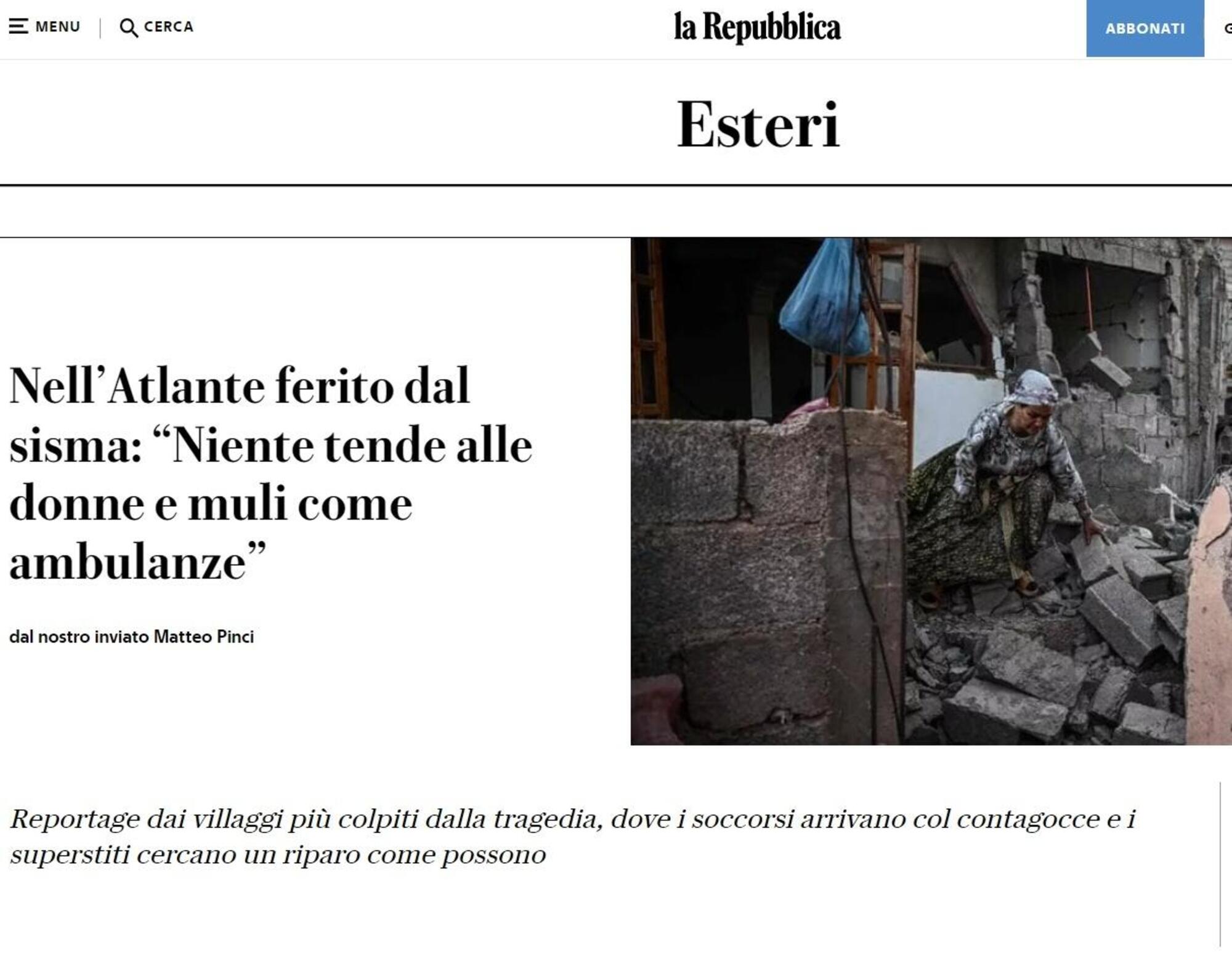 Il reportage dal Marocco di Repubblica