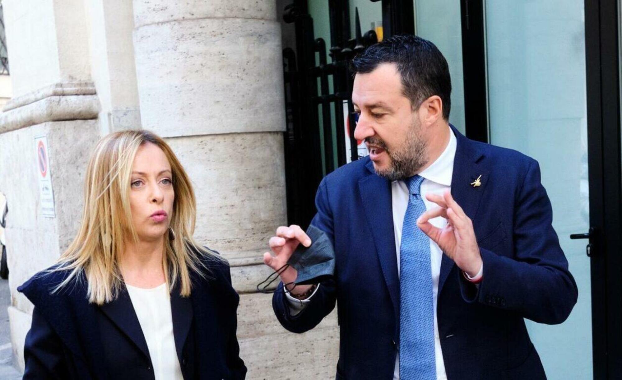 Tra Meloni e Salvini è tensione sui migranti