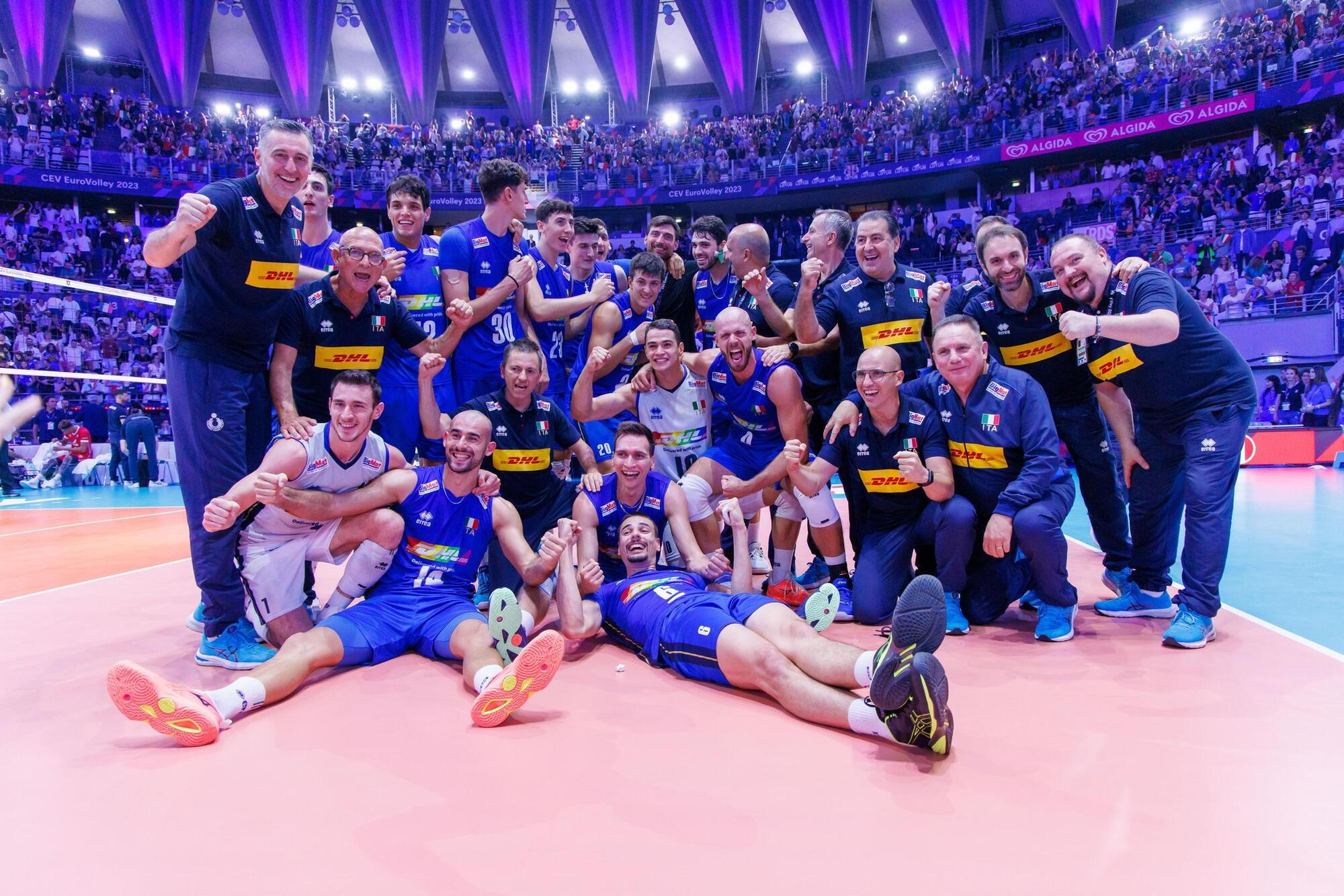 La nazionale di volley maschile