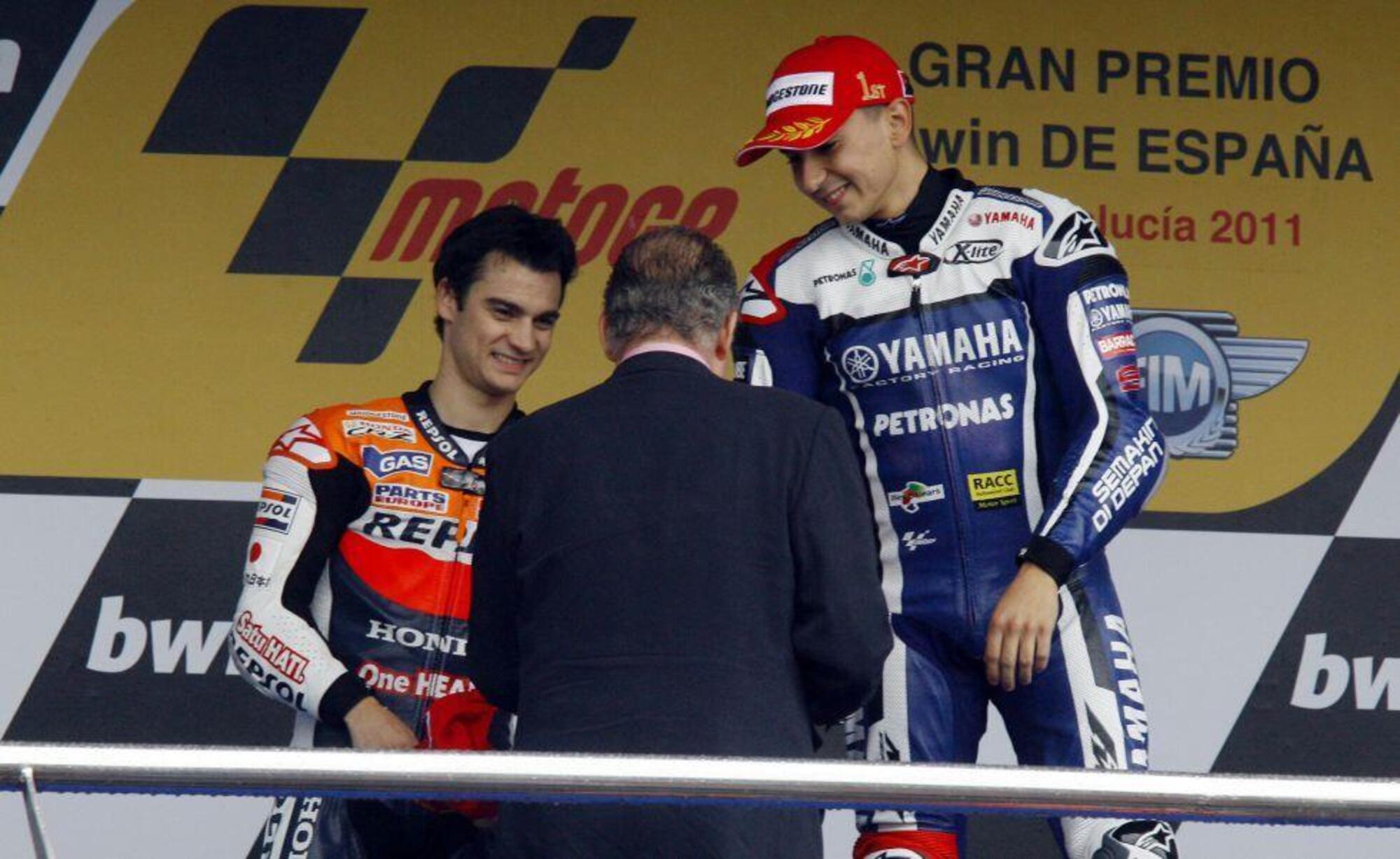 Pedrosa, Lorenzo e il re Juan Carlos I