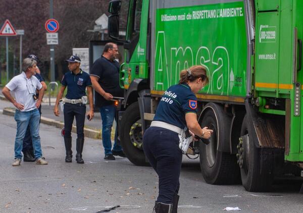 Ancora incidenti mortali a Milano: una donna muore investita da un camion dell&#039;Amsa