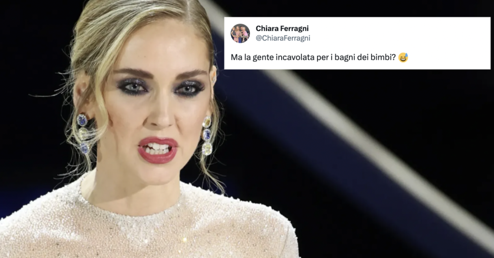 Chiara Ferragni frigna pure sul cesso