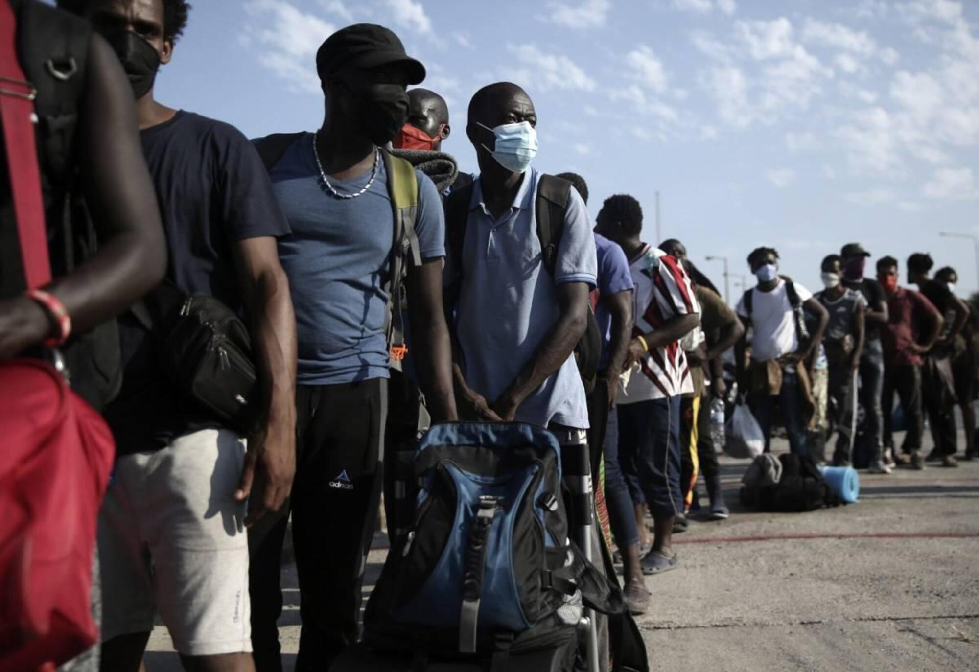 Migranti a Lampedusa