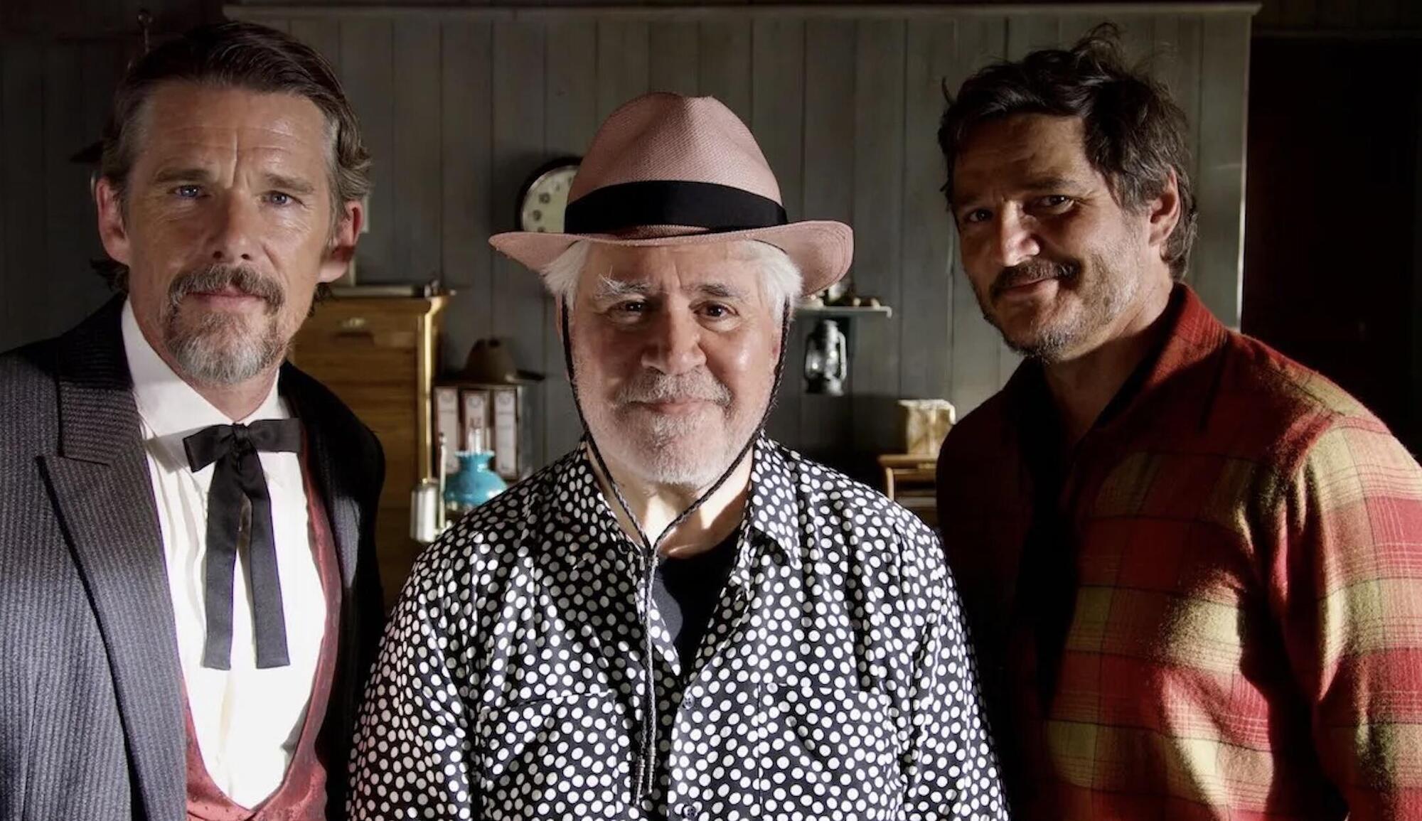 Ethan Hawke, Pedro Almod&oacute;var e Pedro Pascal