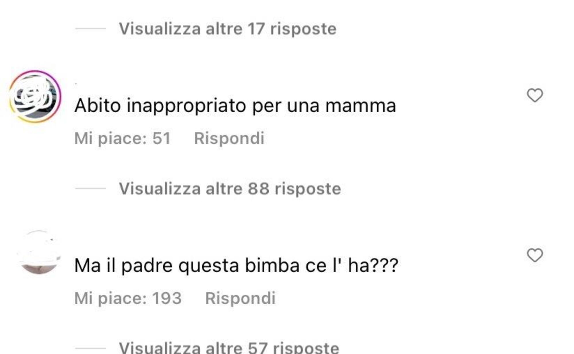 Sotto un post di Diletta Leotta