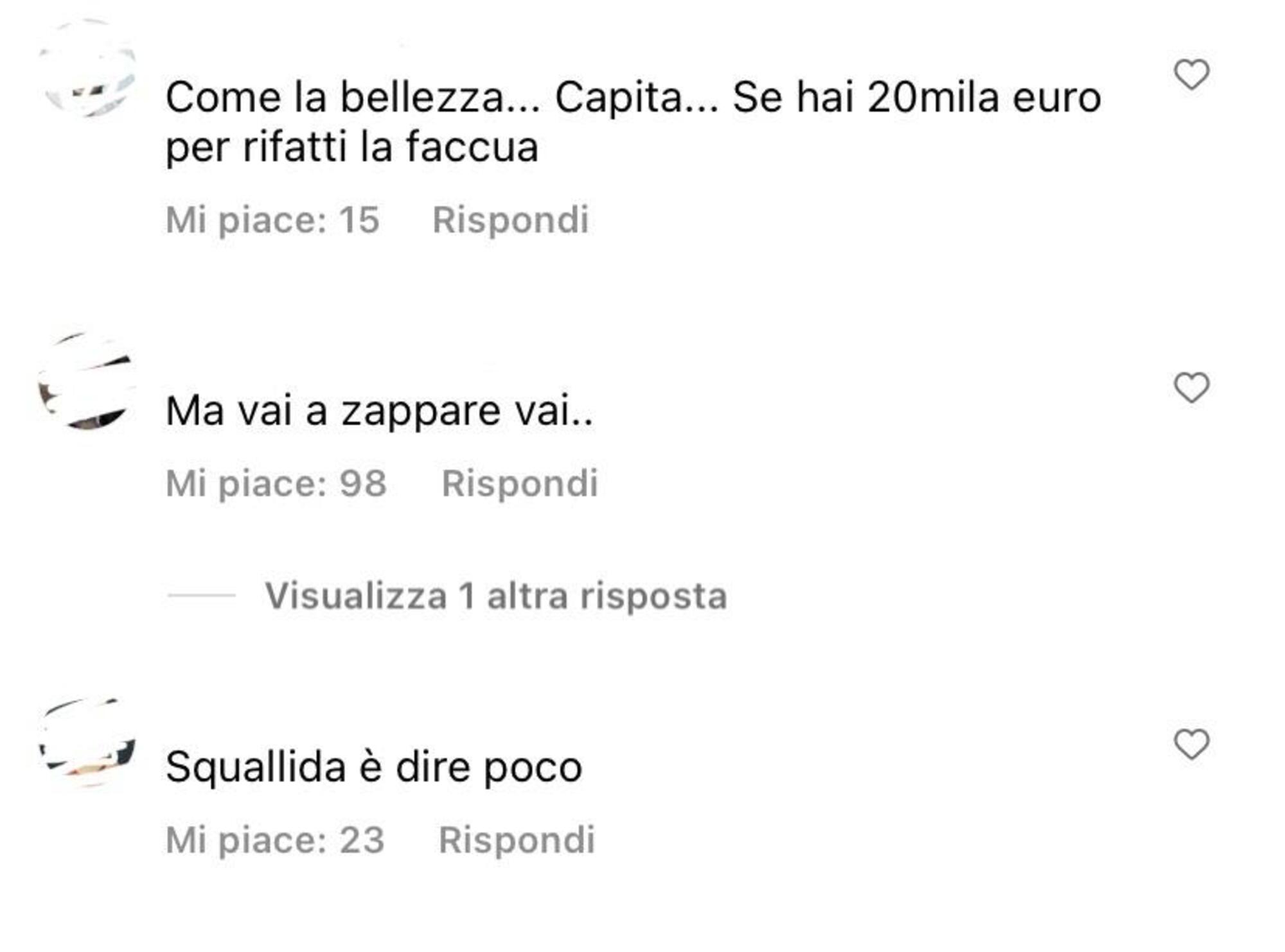 Sotto un post di Diletta Leotta