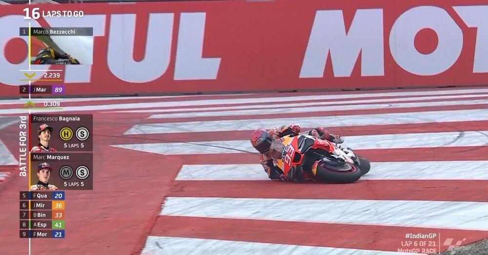 Questo Marc Marquez sembra un bassista che stecca mentre cerca l&#039;assolo