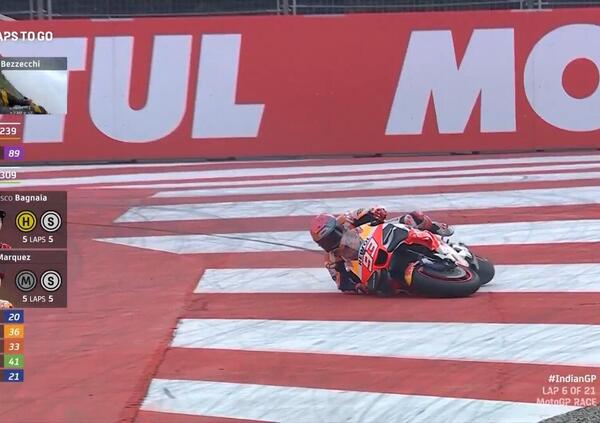 Questo Marc Marquez sembra un bassista che stecca mentre cerca l&#039;assolo