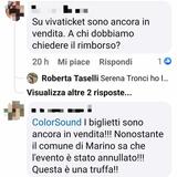 commenti al concerto annullato