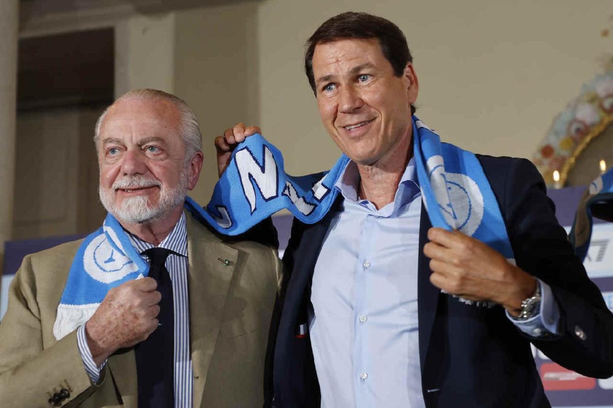 Aurelio De Laurentiis e Rudi Garcia