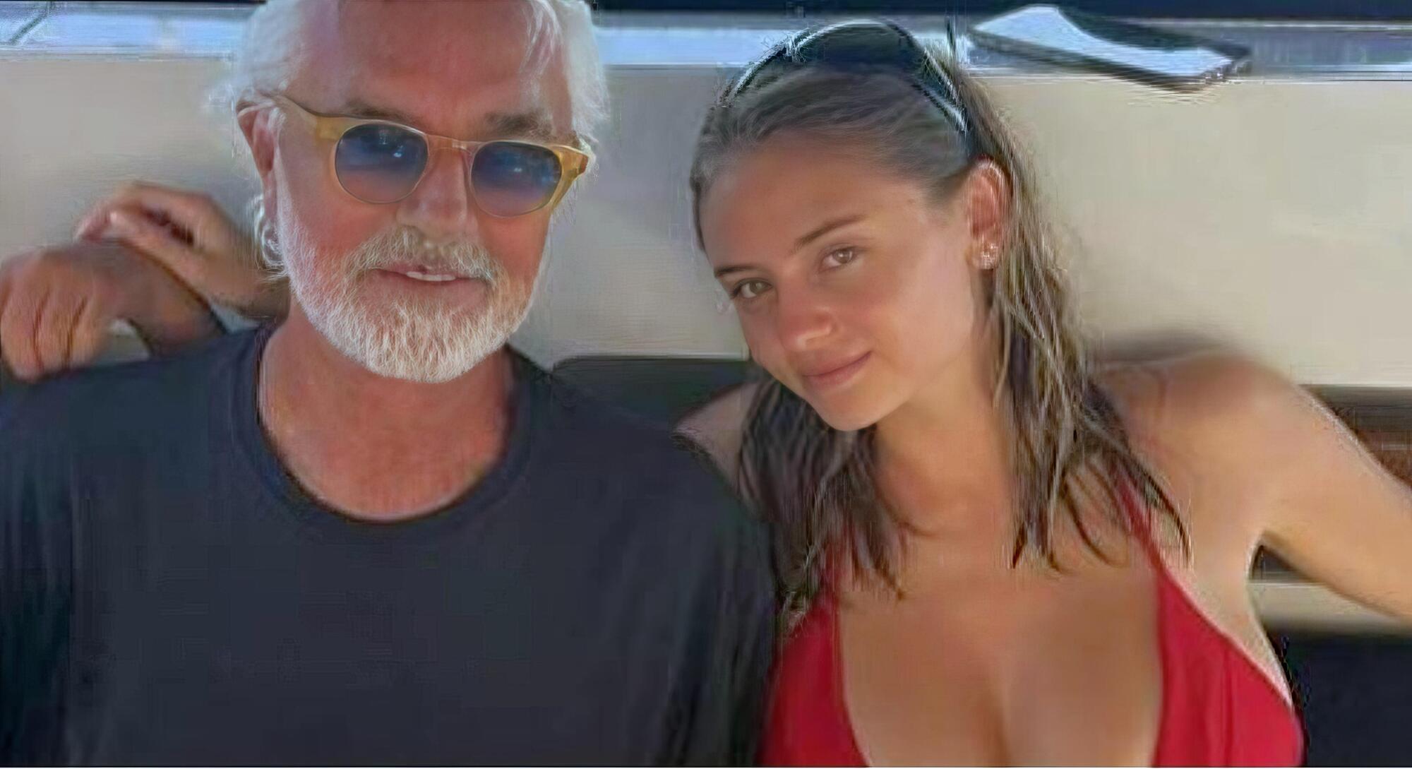 Flavio Briatore e Leni Klum