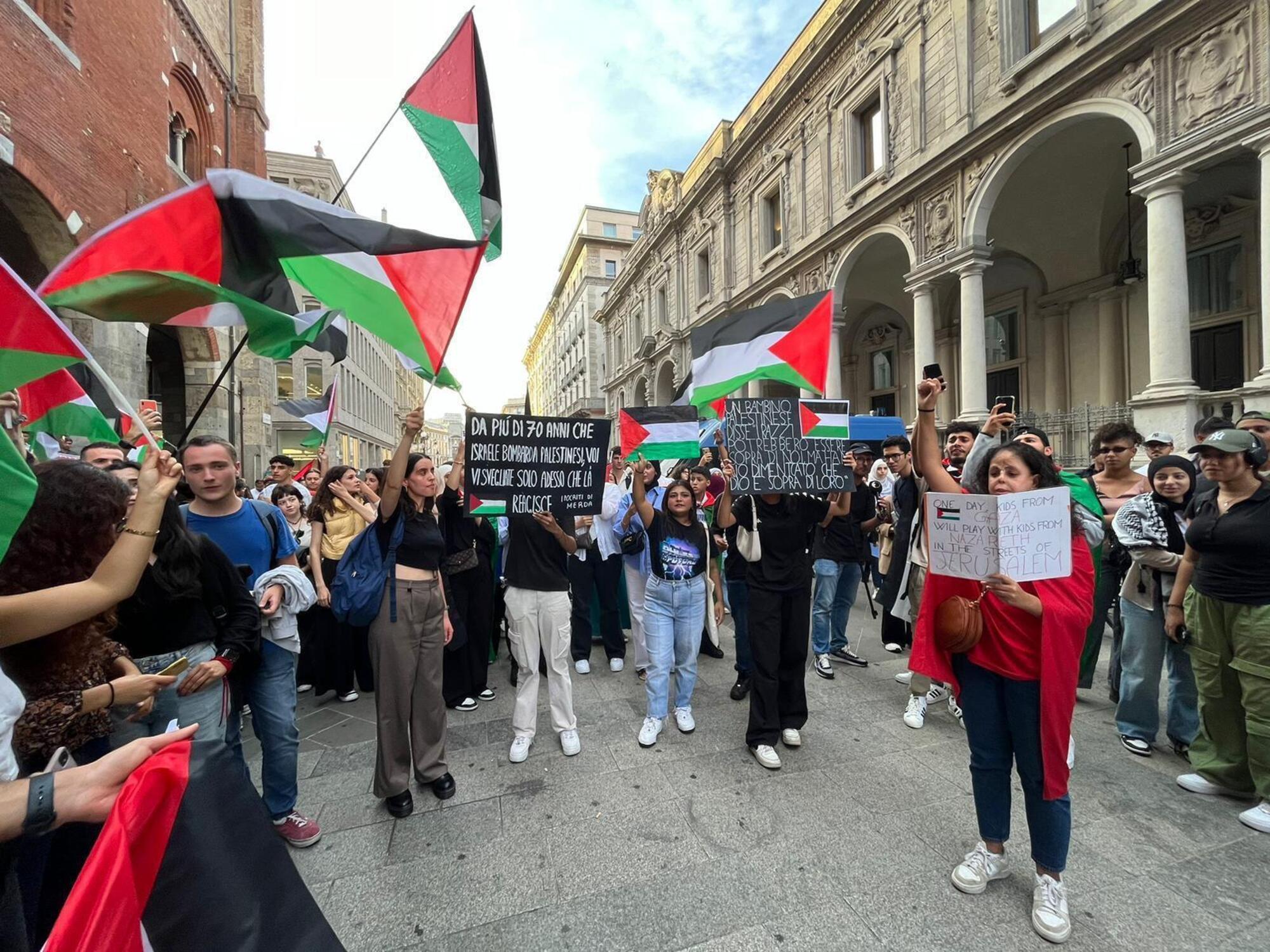 Manifestazione pro Palestina