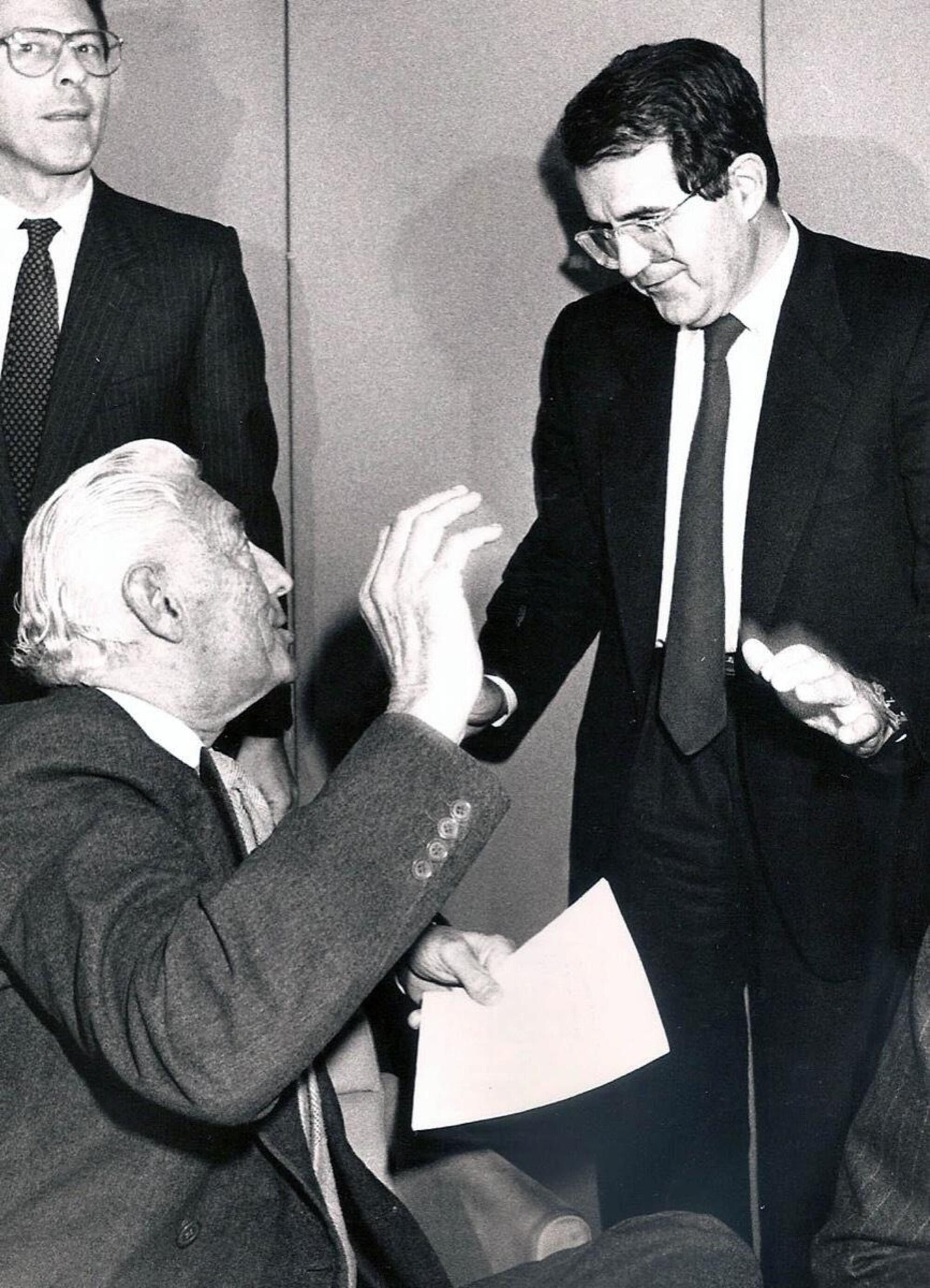 Romani Prodi e Gianni Agnelli