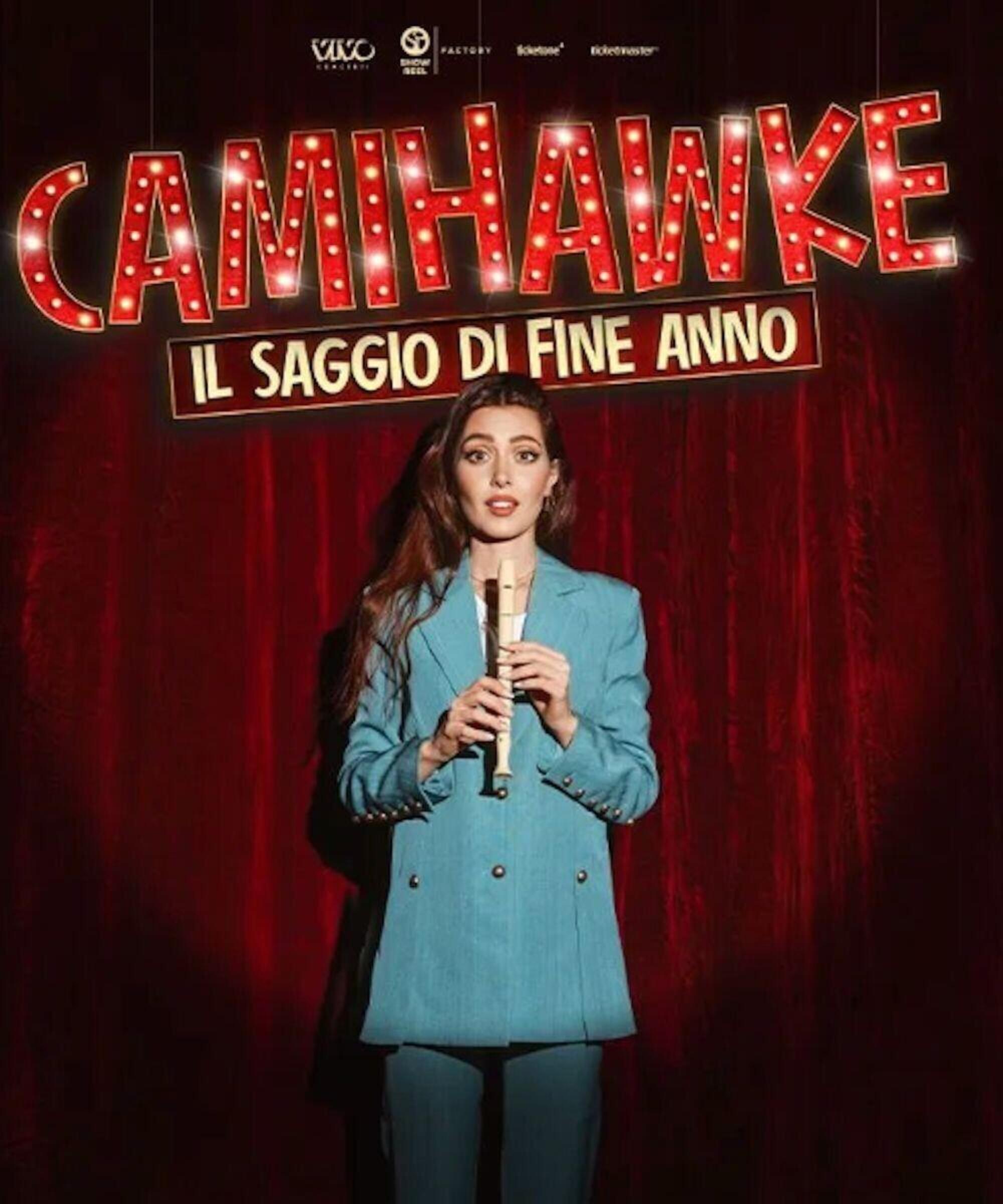 Lo spettacolo a teatro di Camihawke