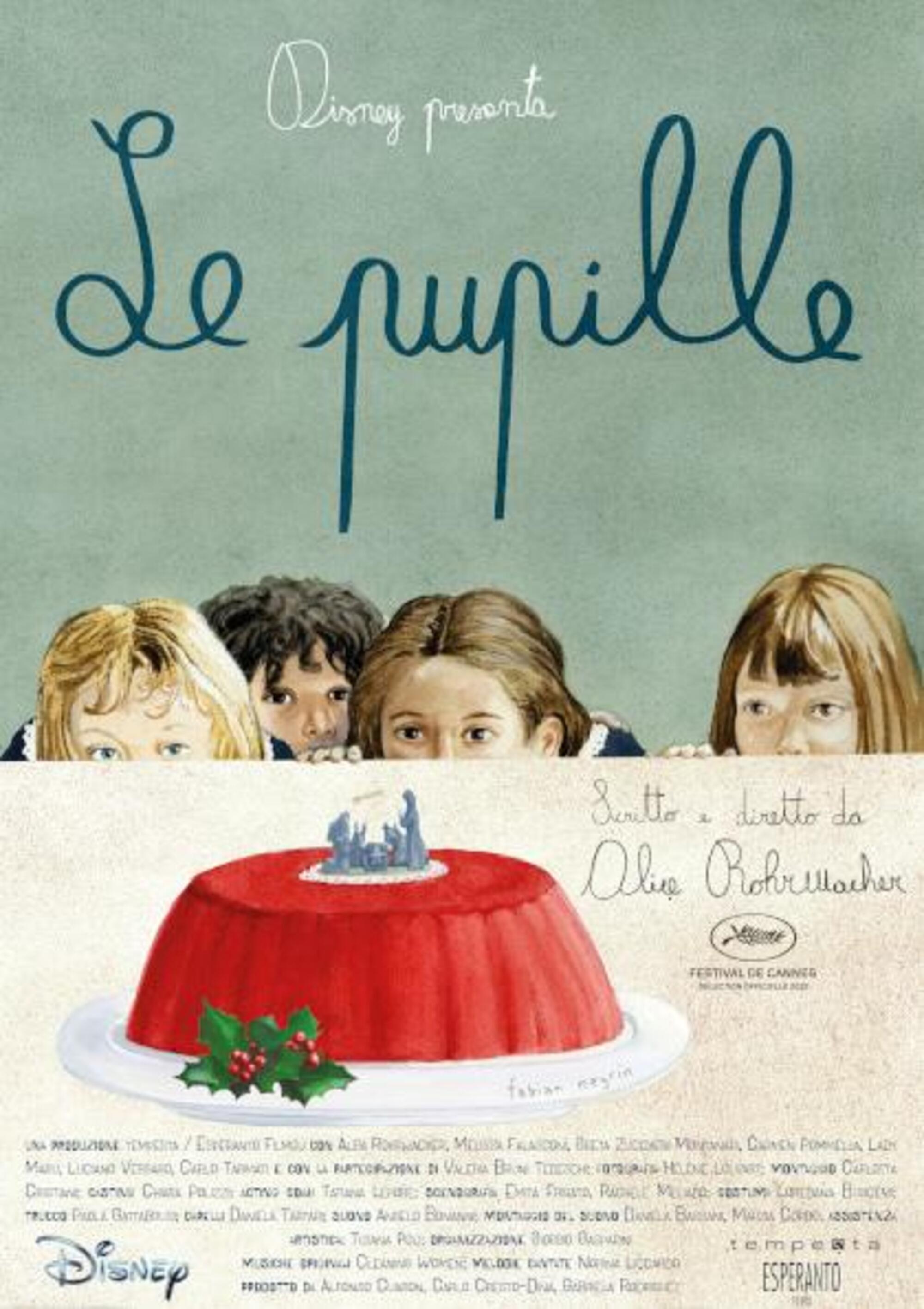 Locandina del corto “Le pupille” di Alice Rohwacher