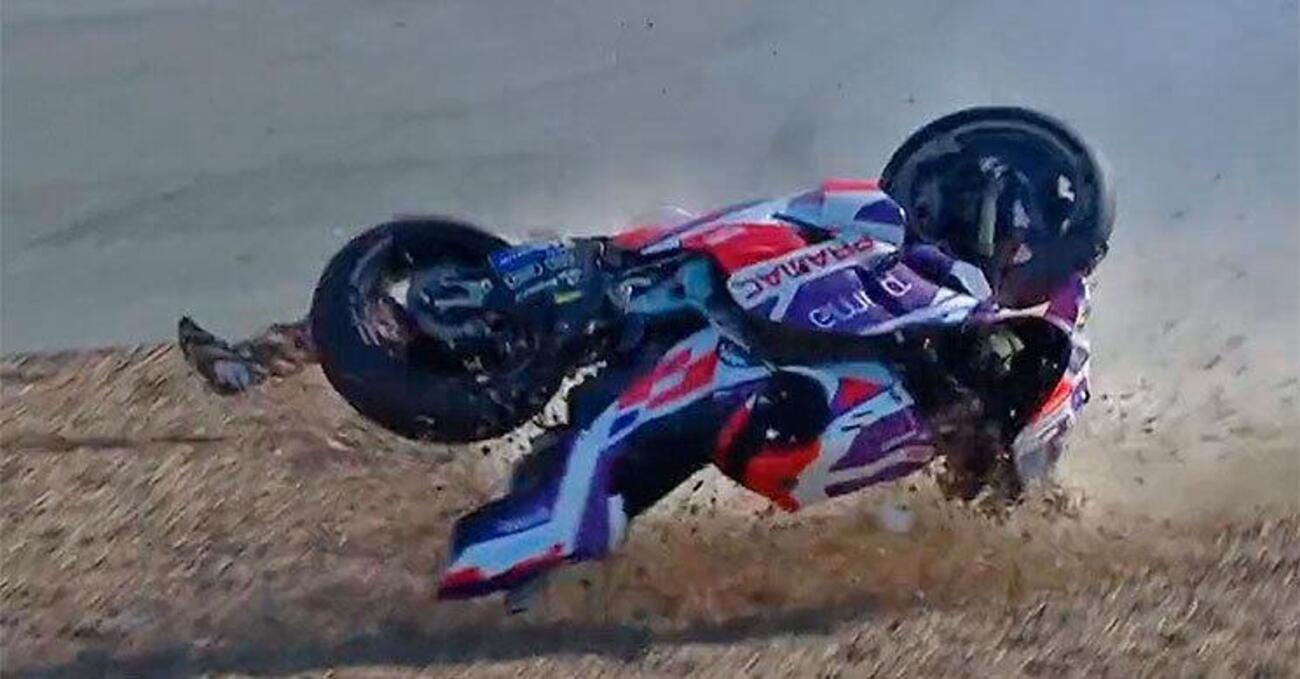 Jorge Martin &egrave; il nuovo Marc Marquez: temponi e ghiaia. Marc, intanto, prende un&#039;assurda botta al braccio [VIDEO]