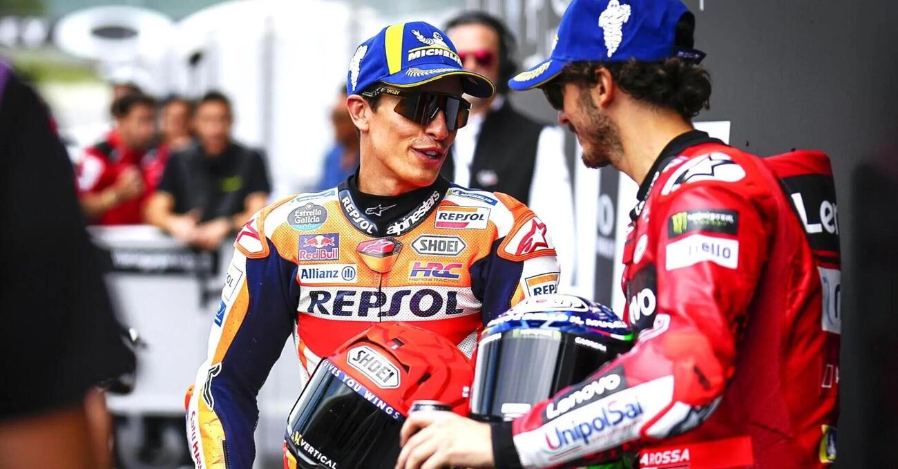 Nel duello con Pecco Bagnaia in Thailandia Marc Marquez sembrava gi&agrave; sulla Ducati: il 2024 della MotoGP sar&agrave; un nuovo 2015?