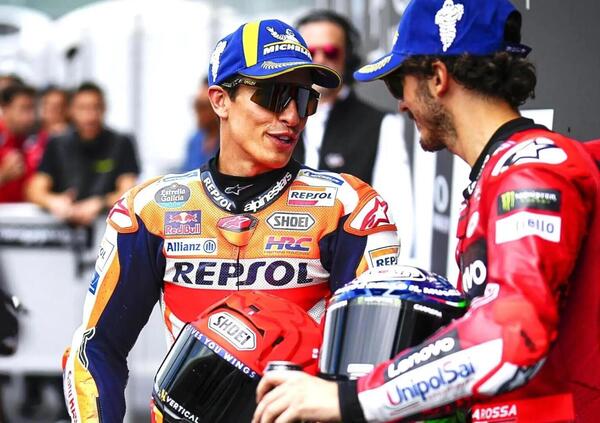 Nel duello con Pecco Bagnaia in Thailandia Marc Marquez sembrava gi&agrave; sulla Ducati: il 2024 della MotoGP sar&agrave; un nuovo 2015?