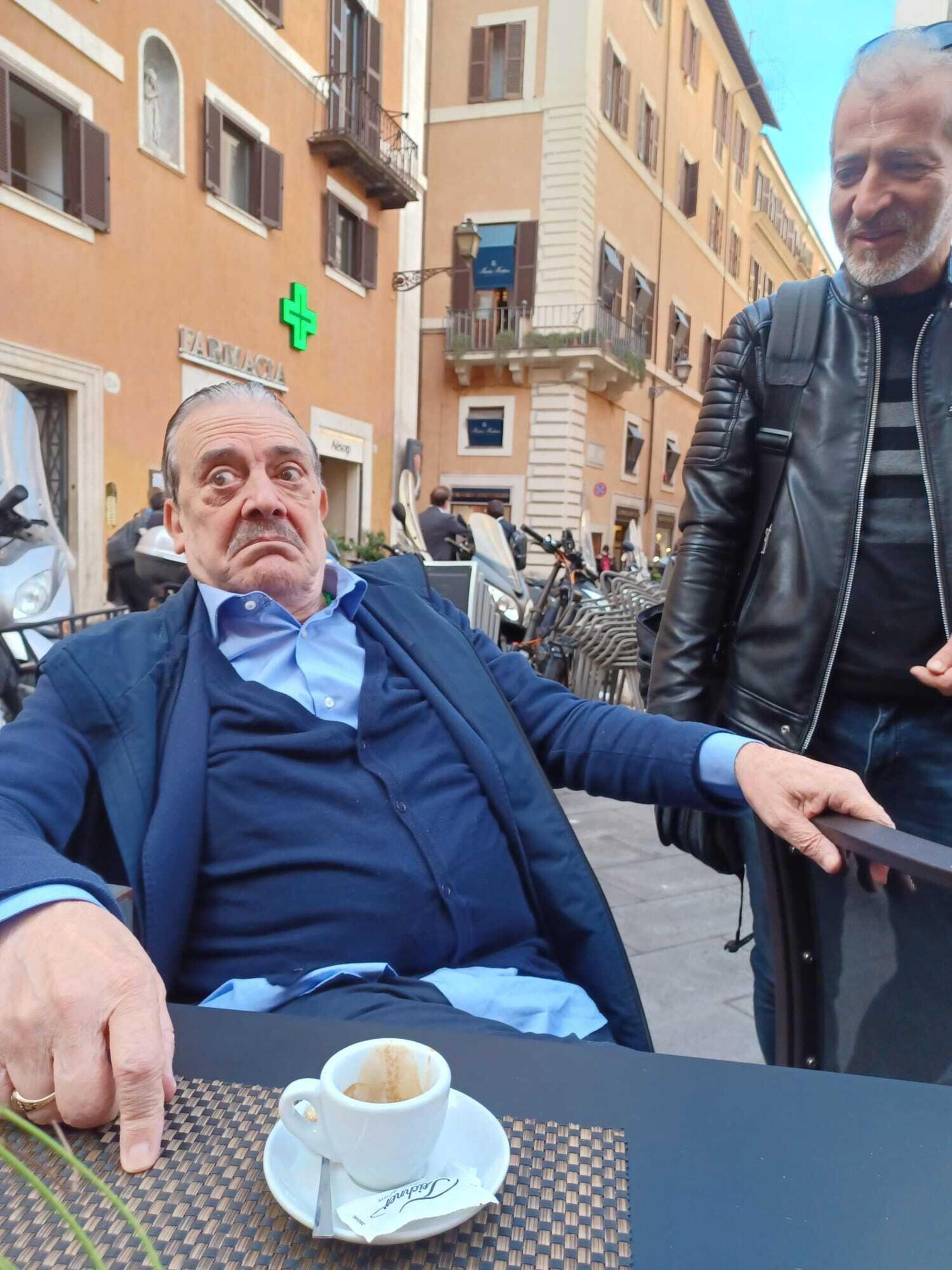 Rino Barillari in un momento di relax