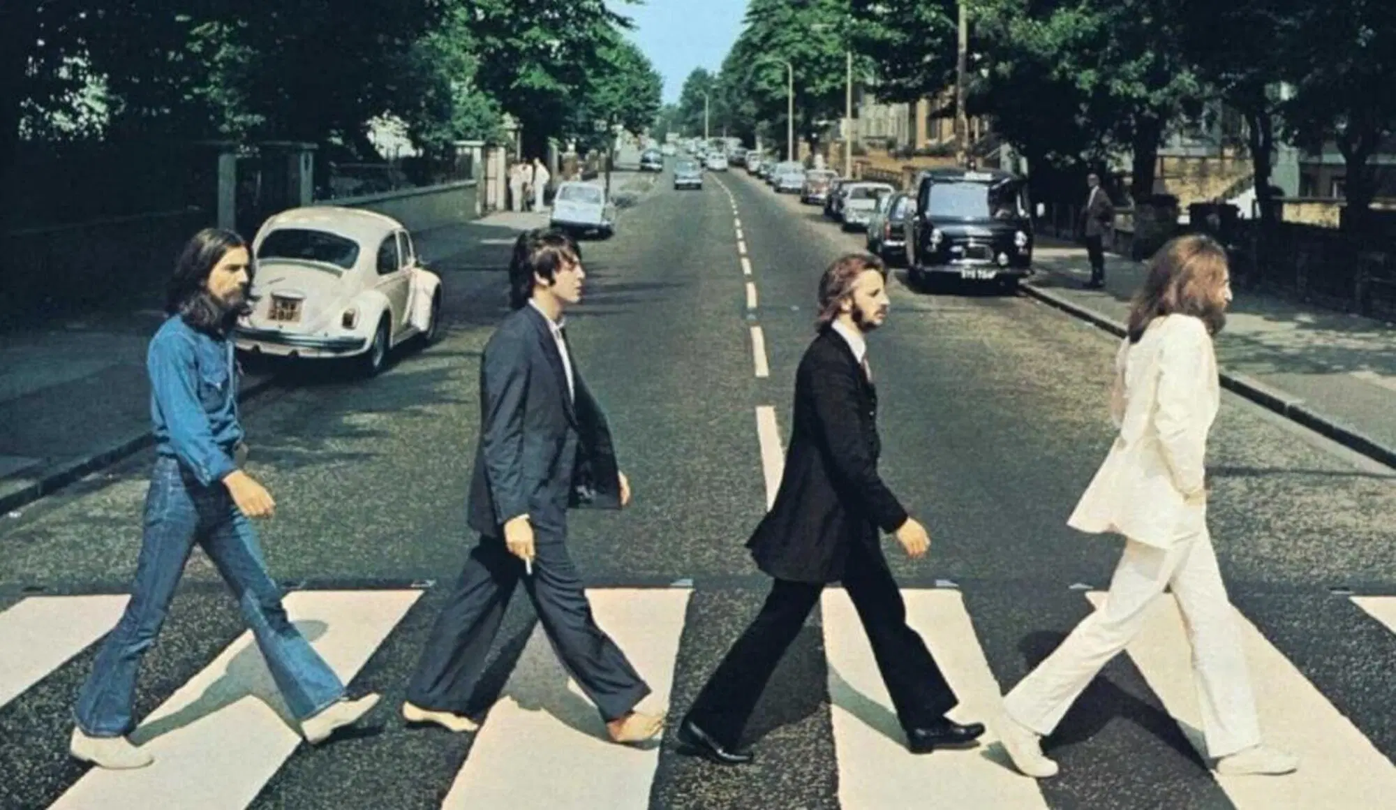 La copertina di "Abbey Road" dei Beatles