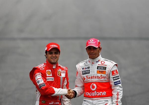 Il silenzio dei piloti alla domanda su Felipe Massa e l&#039;assenza del brasiliano nel paddock di Interlagos