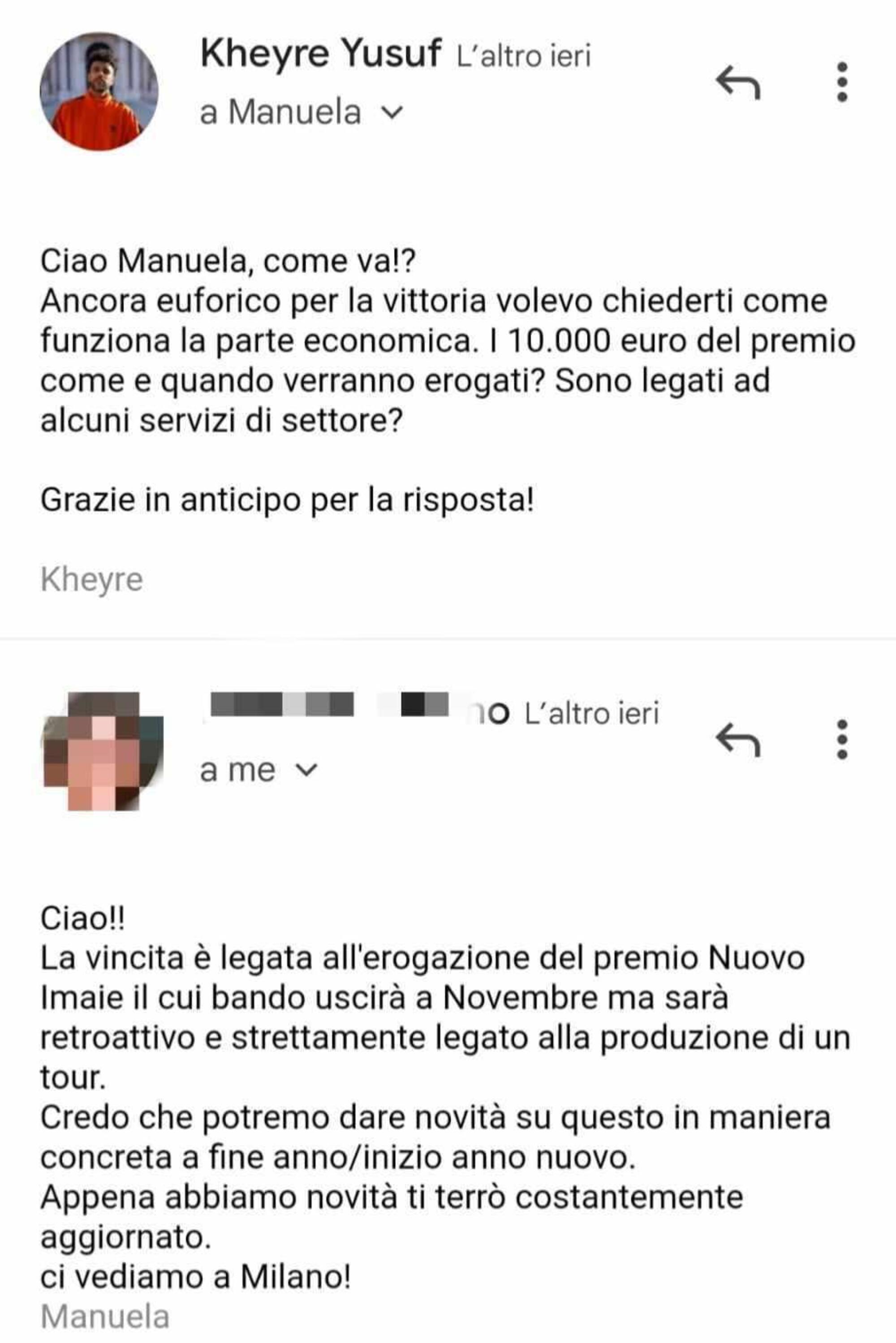 scambio di spiegazioni con gli organizzatori Arezzo Wave