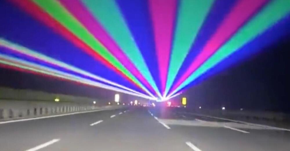 Luci da &quot;discoteca&quot; in autostrada contro i colpi di sonno al volante, ma &egrave; una soluzione? 