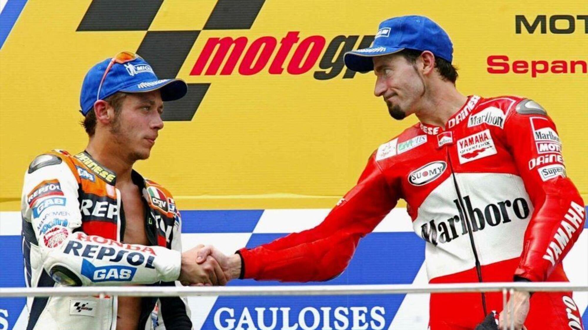 Valentino Rossi e Max Biaggi