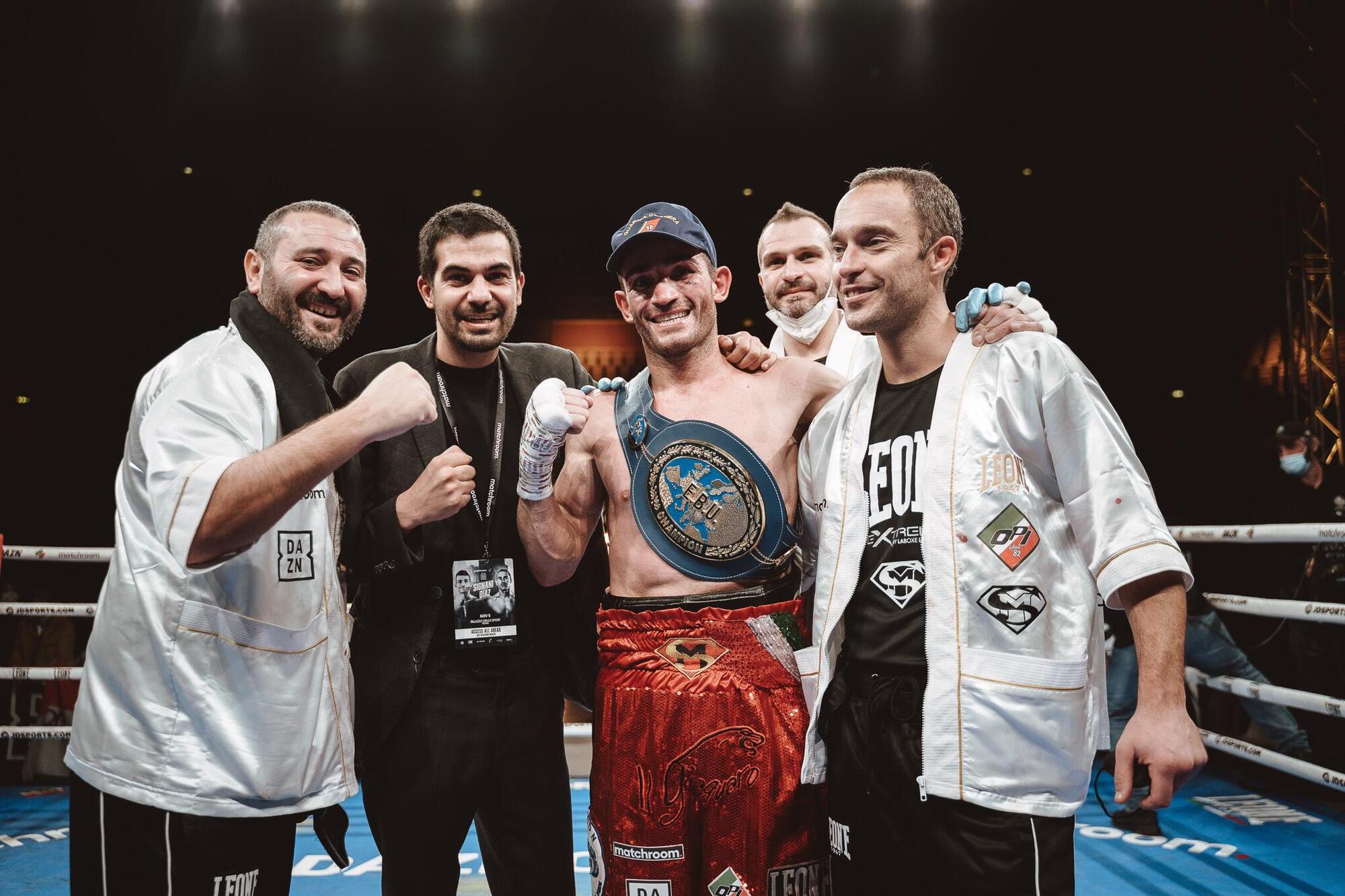 Matteo Signani, campione europeo dei pesi massimi