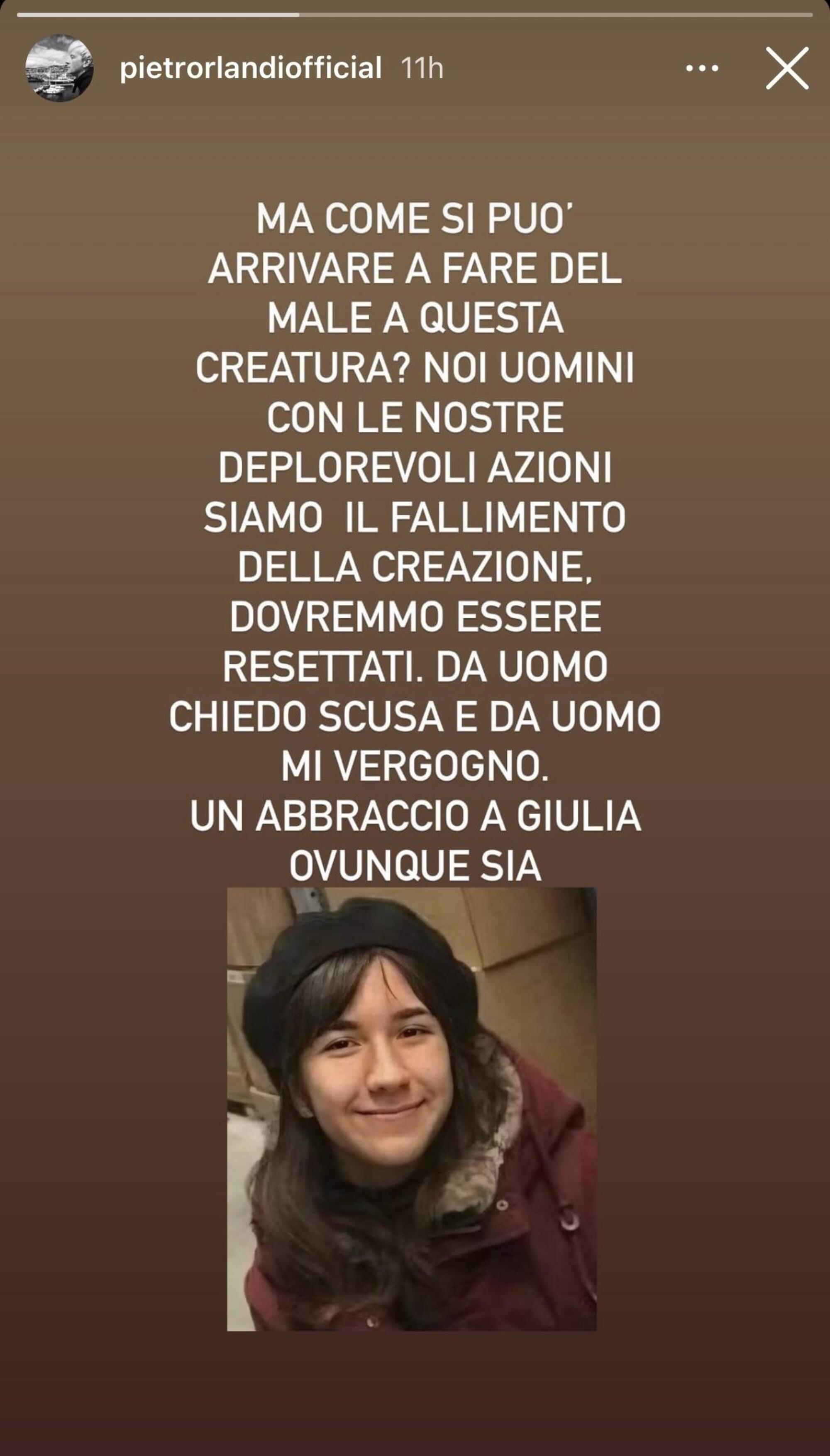 Le parole di Pietro Orlandi sull&#039;omicidio di Giulia Cecchettin