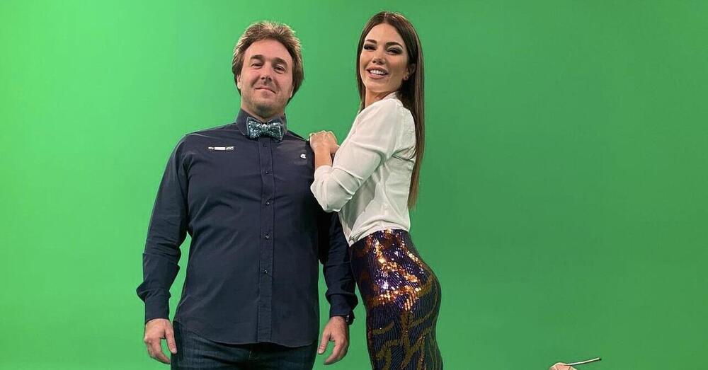 [VIDEO] Federica Masolin e Davide Valsecchi, show in diretta: &quot;Con il papillon sei bellissimo&quot;