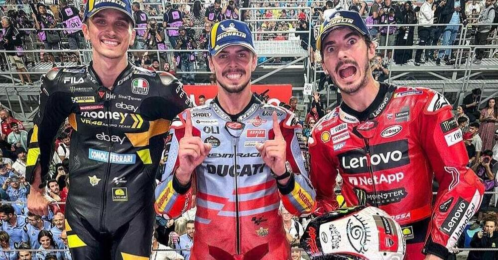 Mamma mia che storia a Losail: tre italiani secondi solo alle motivazioni. Mentre Martin s&#039;arrende a Michelin...