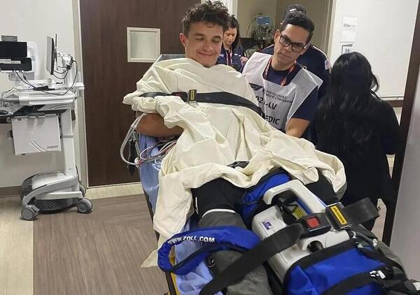 [VIDEO] Lando Norris in ospedale dopo l&#039;incidente a Las Vegas: il team radio preoccupato del team e i dettagli su cosa &egrave; successo