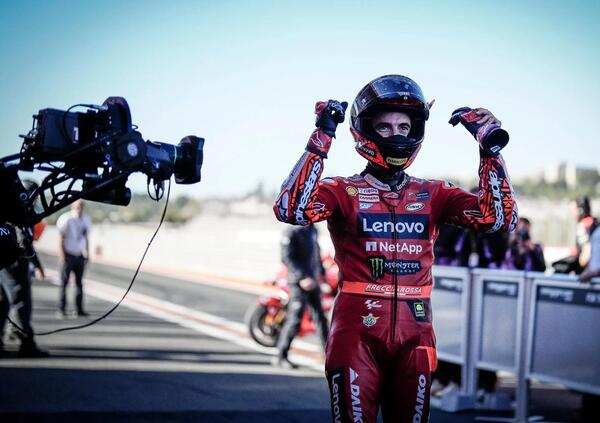 Pecco Bagnaia: &ldquo;Nella sprint abbiamo sbagliato gomma. Sono l&rsquo;uomo della domenica? Alla fine &egrave; quella la gara, con Mart&iacute;n davanti attaccher&ograve;&rdquo;