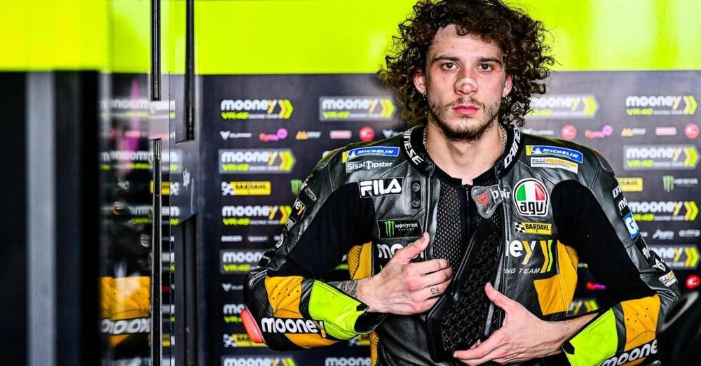 Marco Bezzecchi a Valencia parla di Marini e Bagnaia: &quot;Non credo sarei andato in Honda, a Pecco non posso mai dire un c***o...&quot;