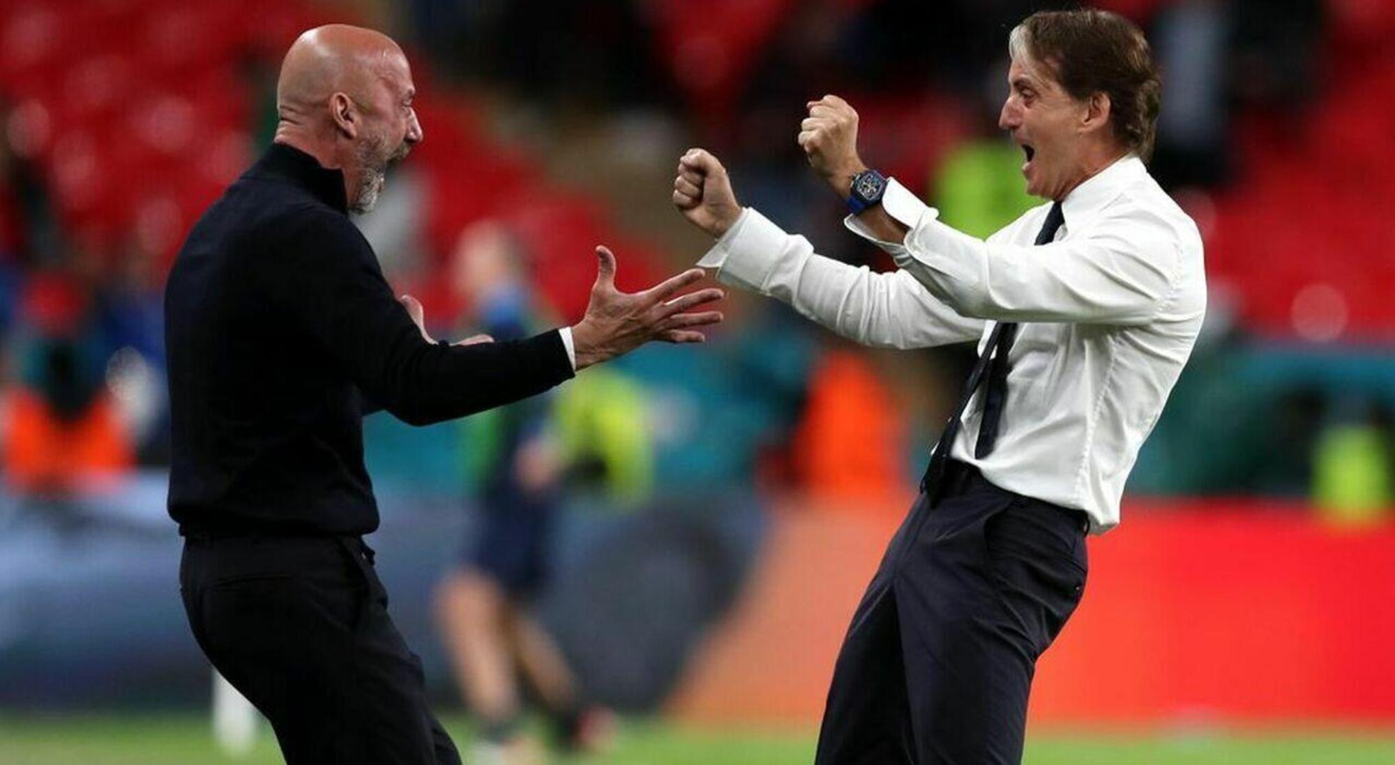 Gianluca Vialli e Roberto Mancini 