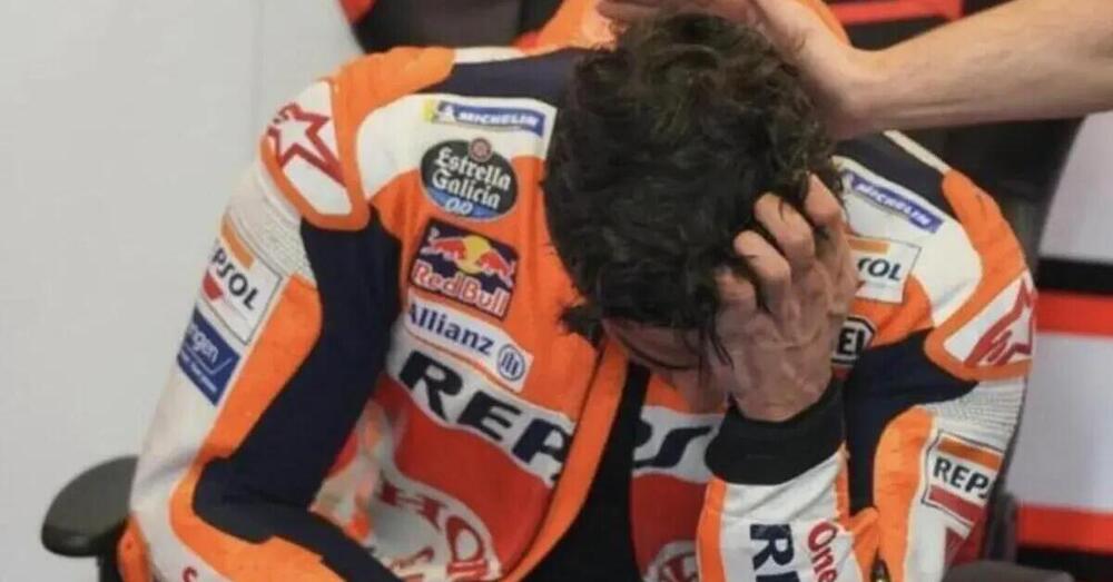 [VIDEO] Il pianto a dirotto di Marc Marquez dopo la dedica di Santi Hernandez 