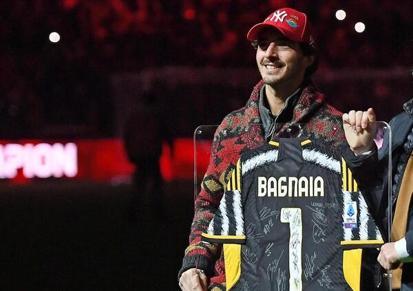 I primi effetti del mondiale bis di Pecco Bagnaia: il tributo dello Stadium e una BMW in pi&ugrave; in garage 