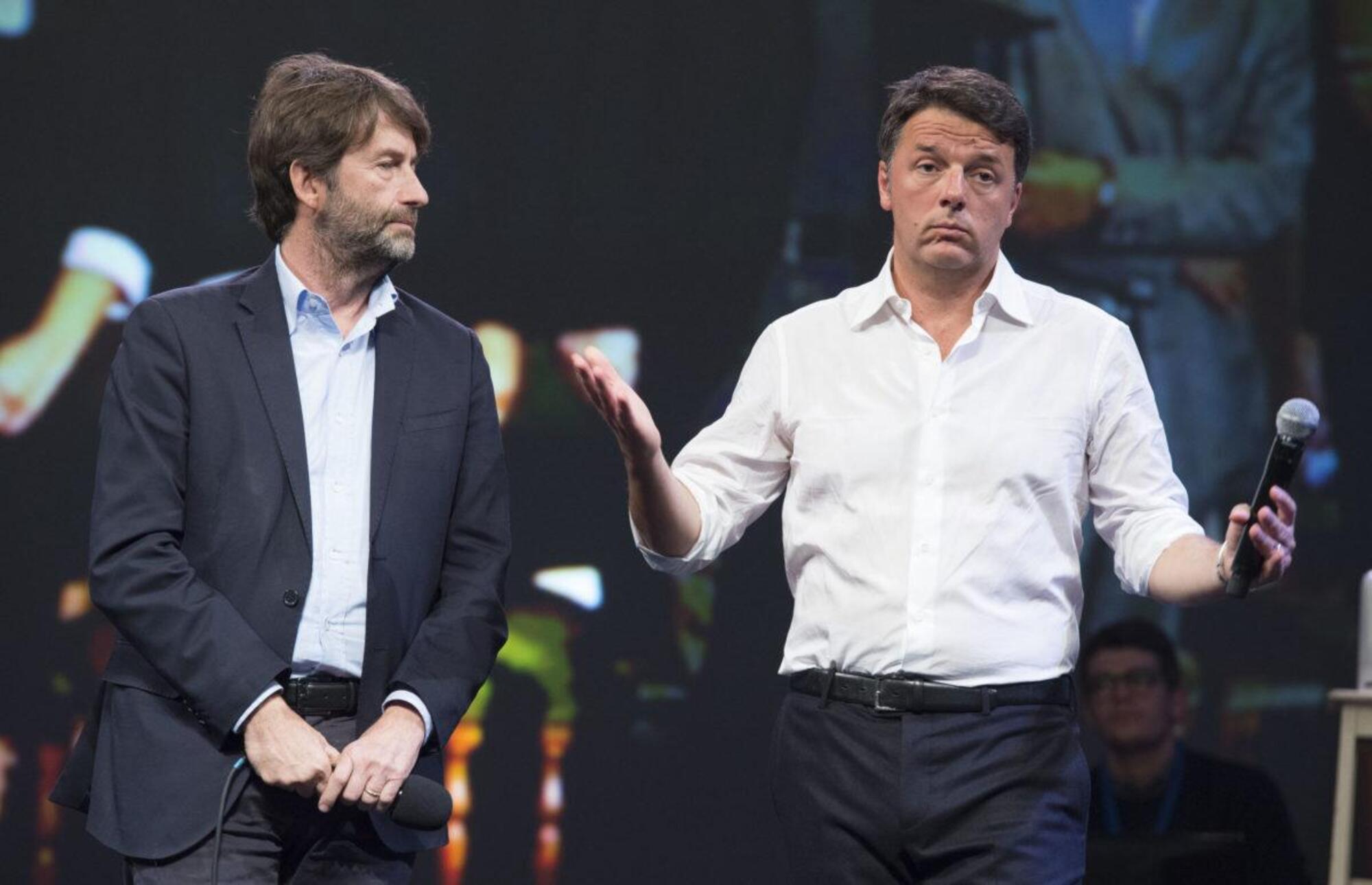 Dario Franceschini e Matteo Renzi