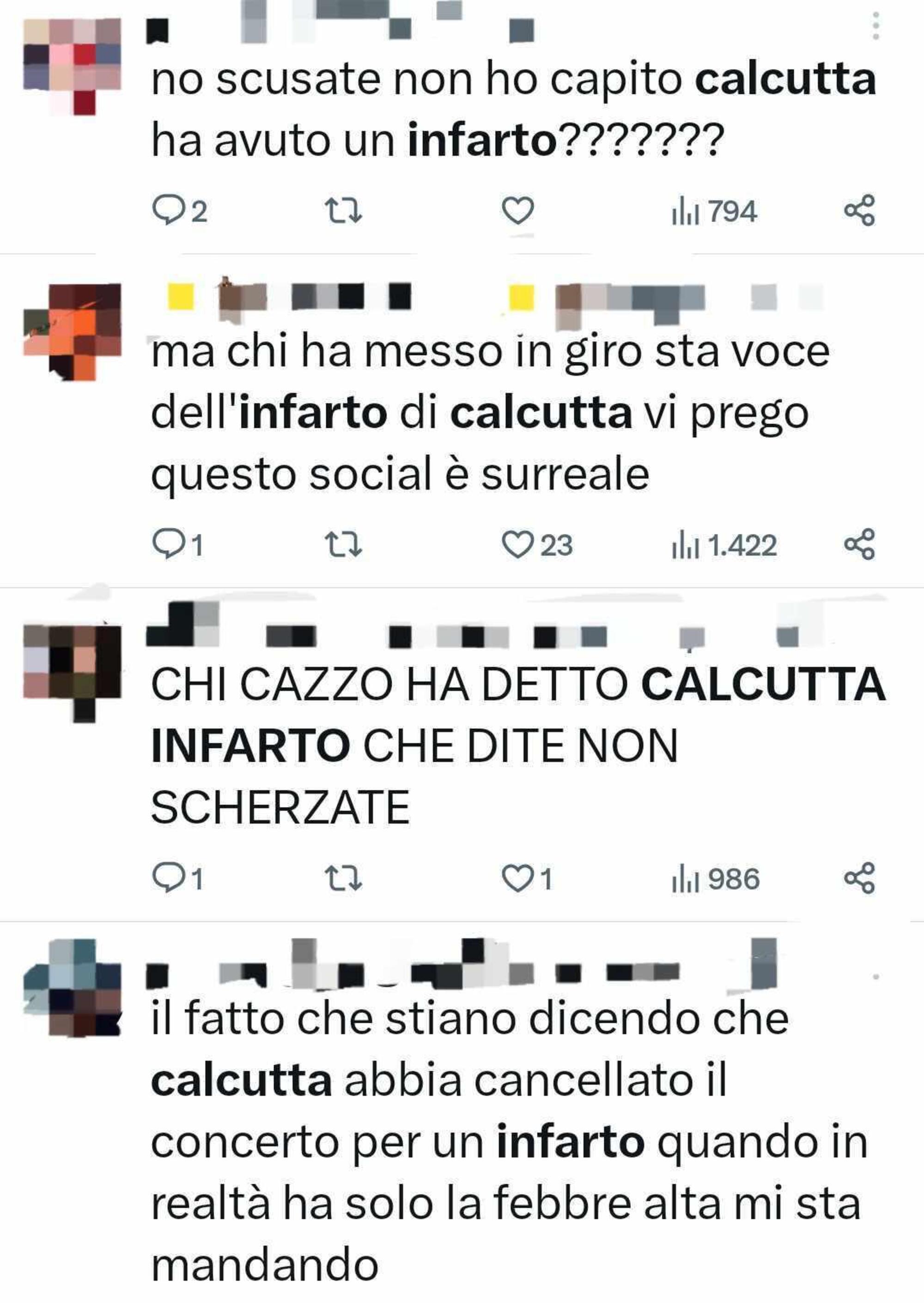 Commenti sull&#039;annullamento del concerto di Calcutta a Napoli