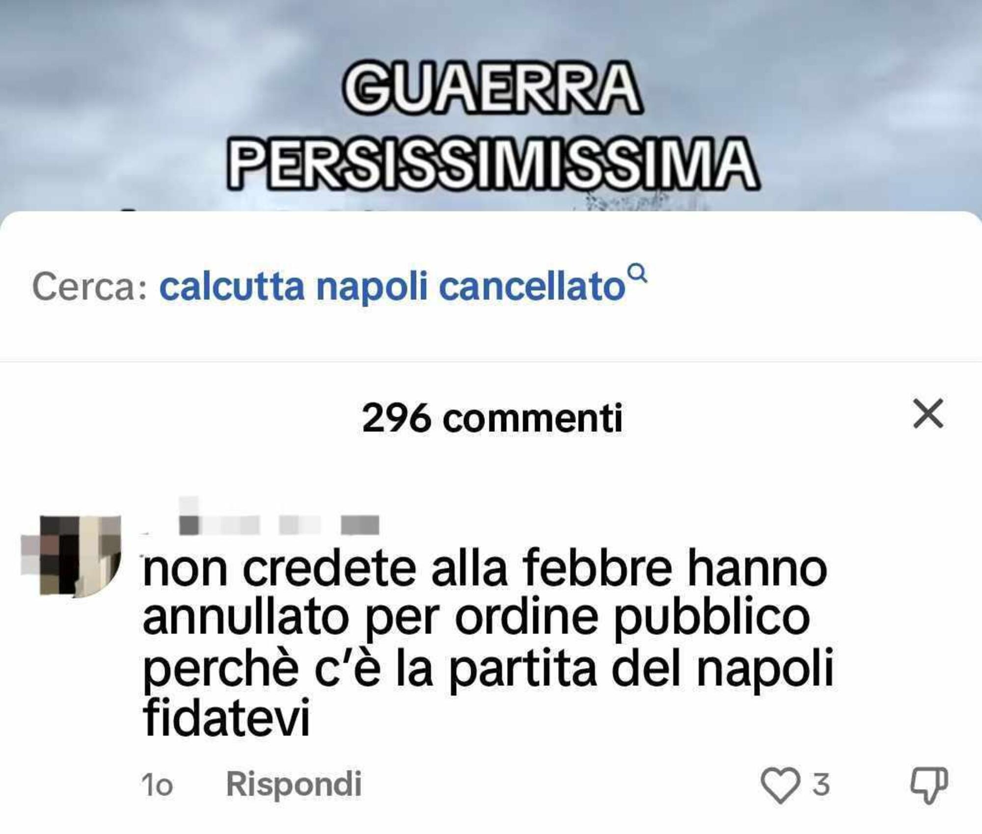 Commenti sull&#039;annullamento del concerto di Calcutta a Napoli