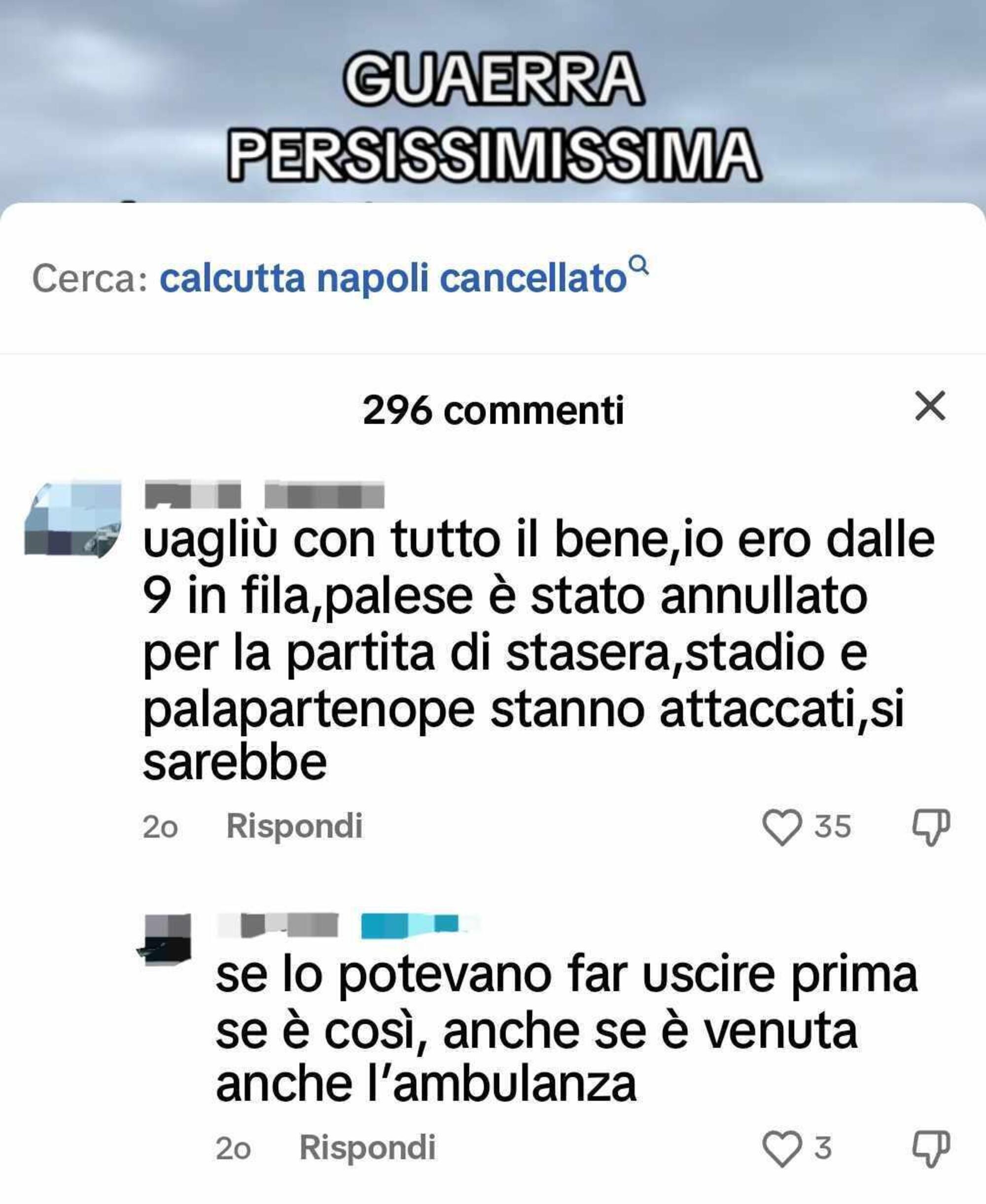 Commenti sull&#039;annullamento del concerto di Calcutta a Napoli