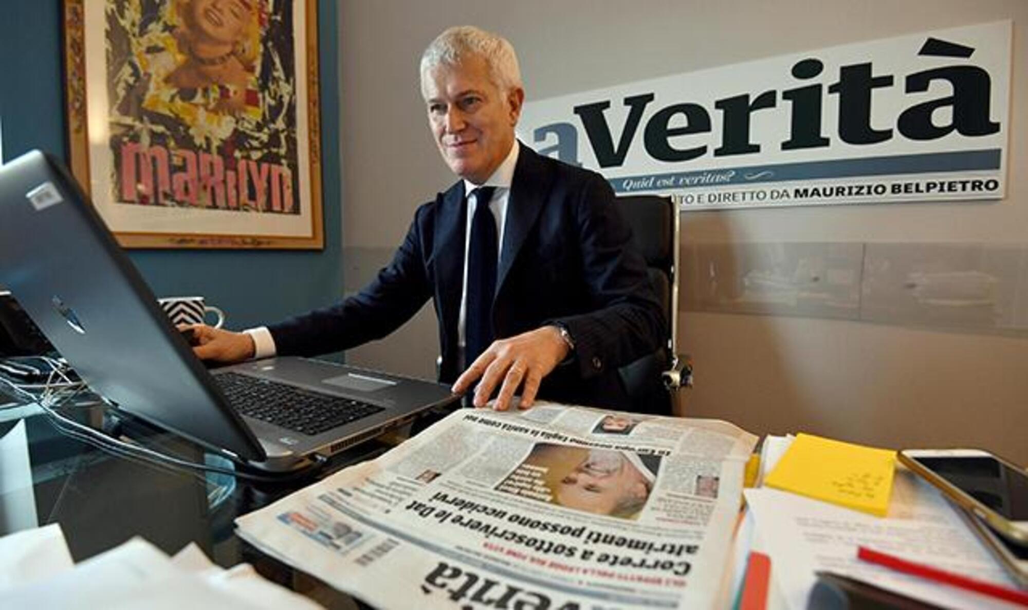 Il direttore de La Verità Maurizio Belpietro
