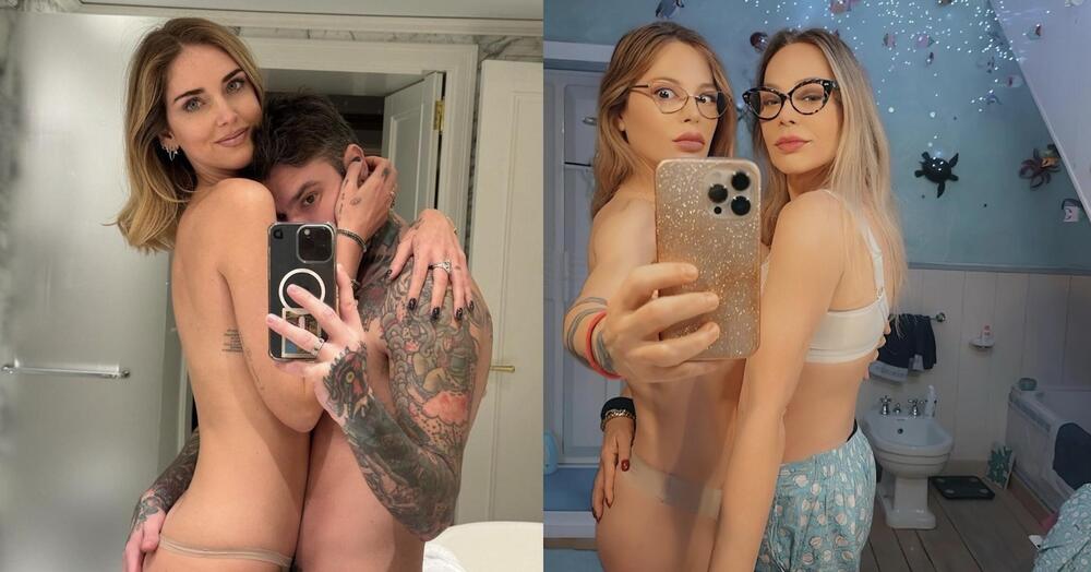 Ferragni e Fedez contro Muti e Rivelli: &egrave; guerra di selfie seminudi, ma i pirla siamo noi